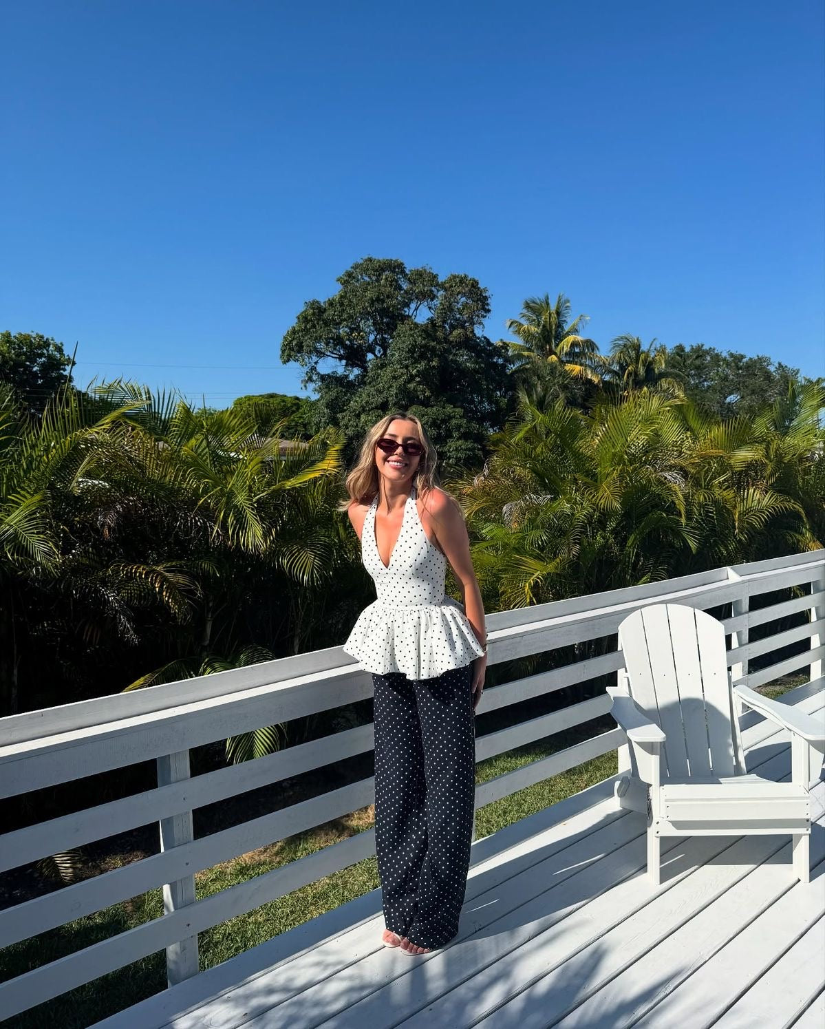 Halter Neck Polka Dot Top | Odd Muse