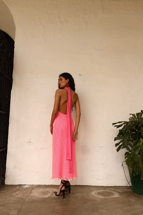 El Passo Dress In Hot Pink | Claw The Label