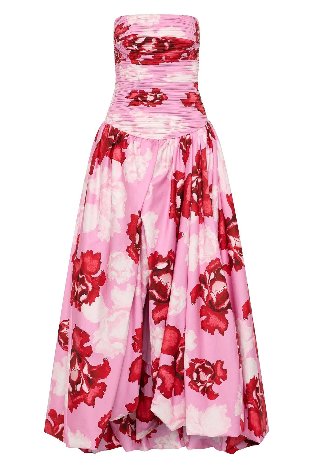 Behold Maxi Dress In Pink Boldly Blooming | Aje