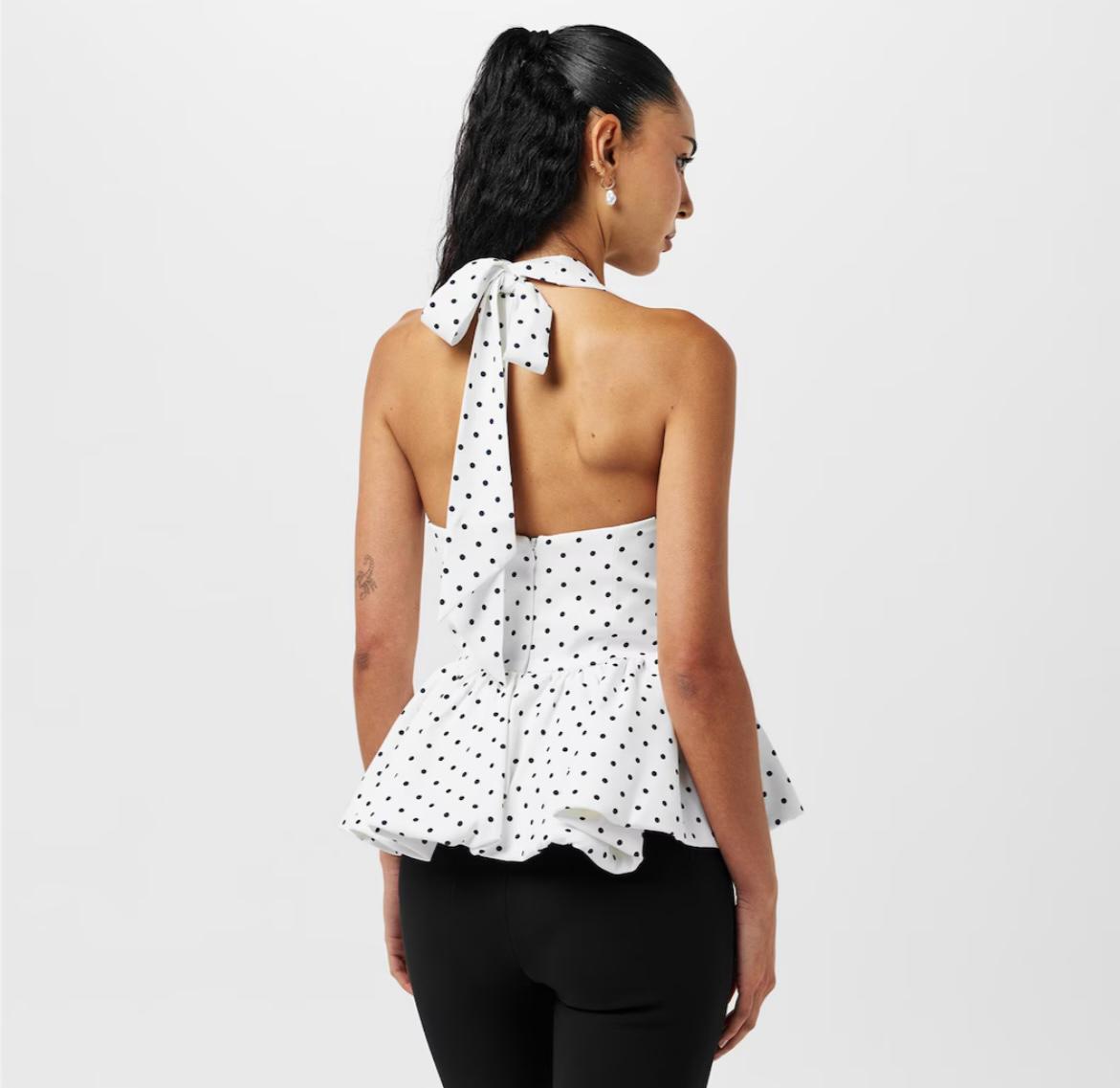 Halter Neck Polka Dot Top | Odd Muse