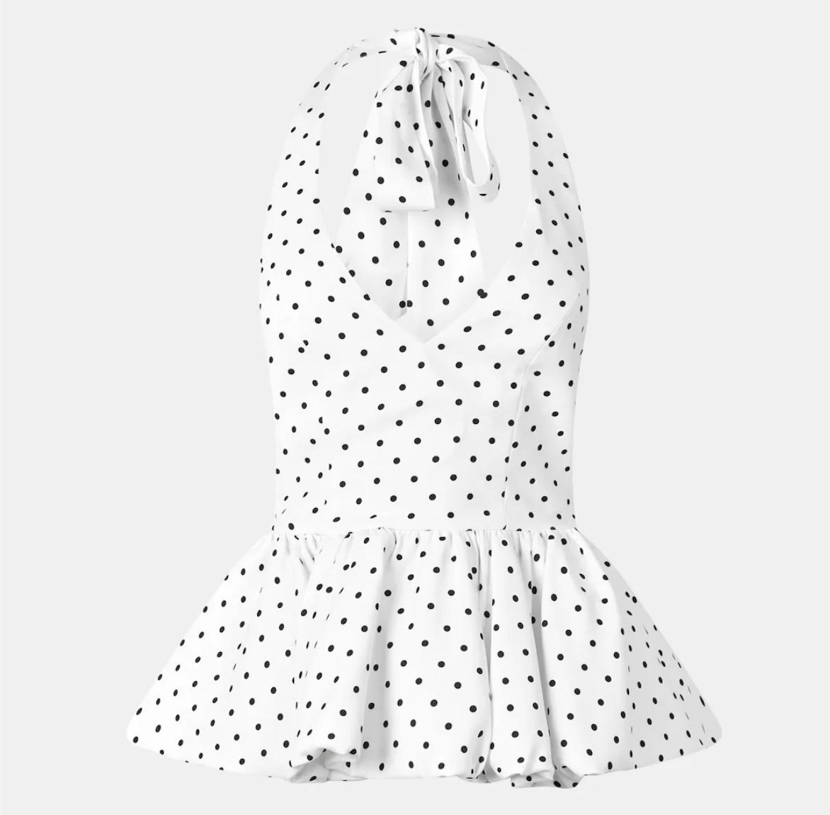 Halter Neck Polka Dot Top | Odd Muse