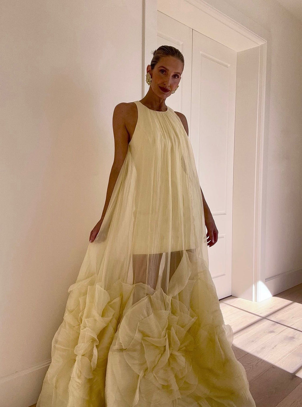 Yellow Ecliptica Gown | AJE |