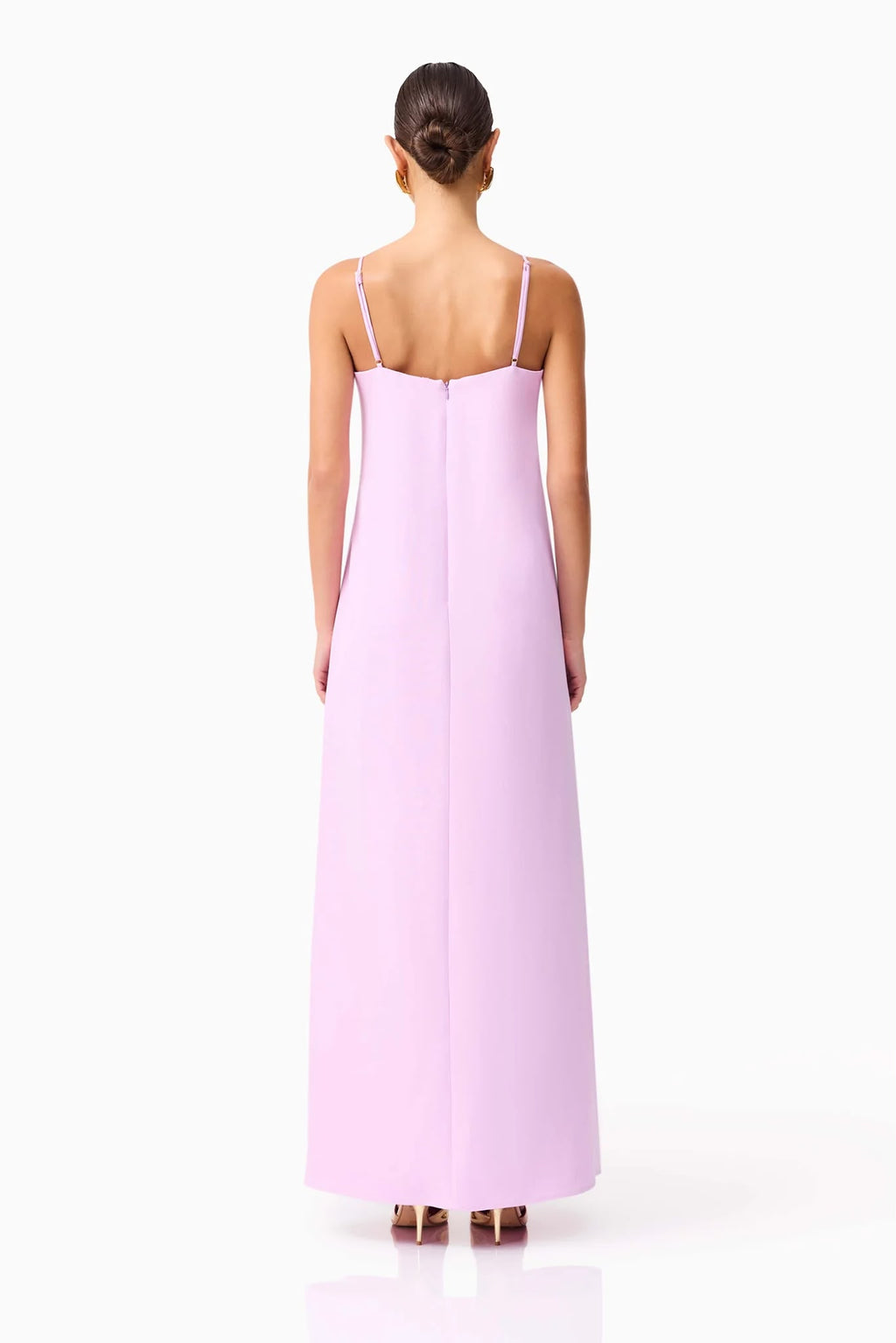 Purple Buttercup Embroidered Maxi Dress | Elliatt