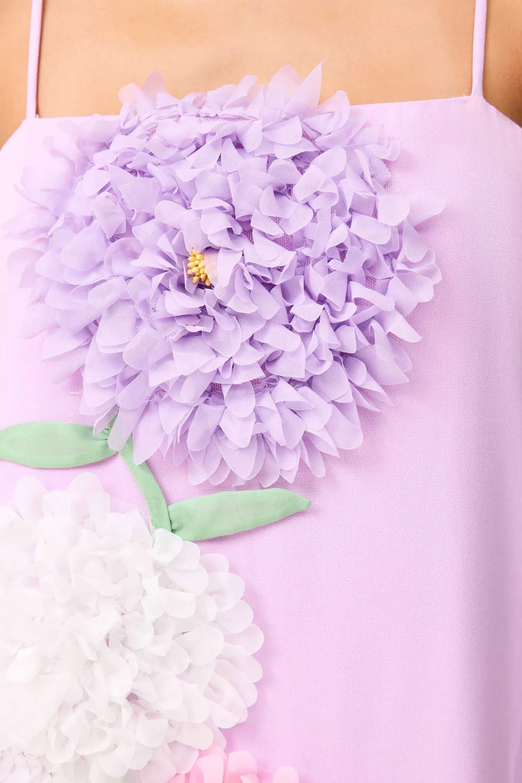 Purple Buttercup Embroidered Maxi Dress | Elliatt