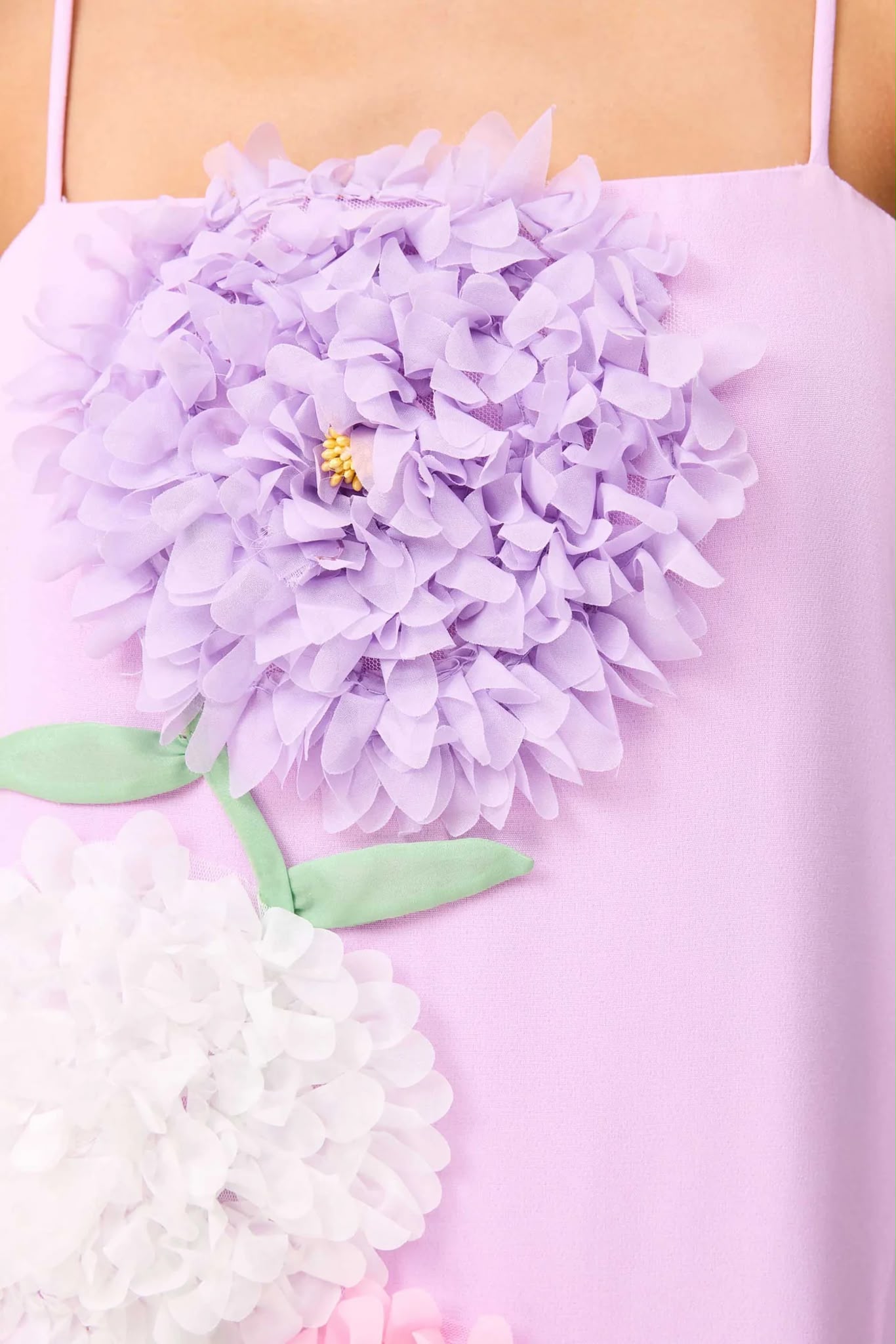Purple Buttercup Embroidered Maxi Dress | Elliatt
