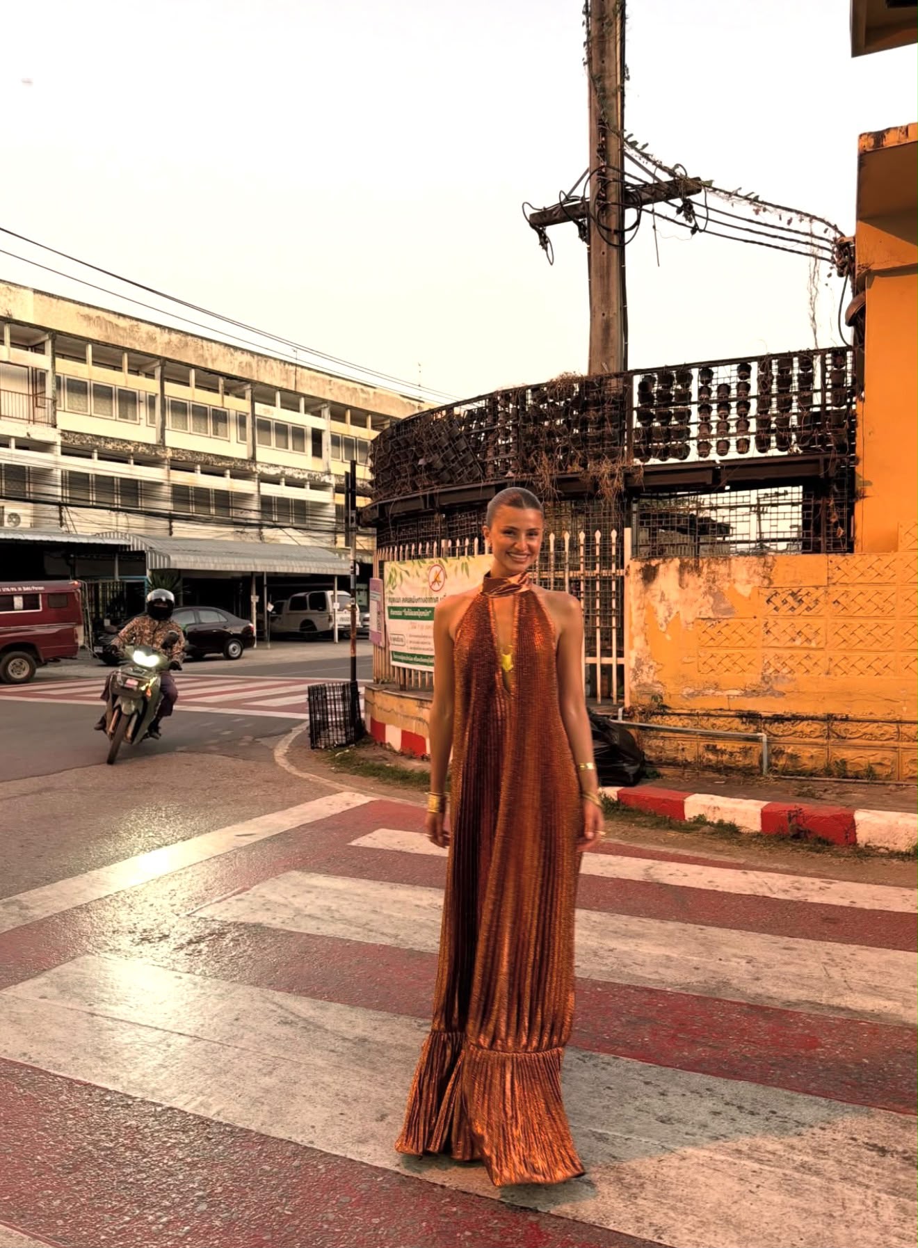 Libertie Gown | Bronze Shimmer | L'IDÉE