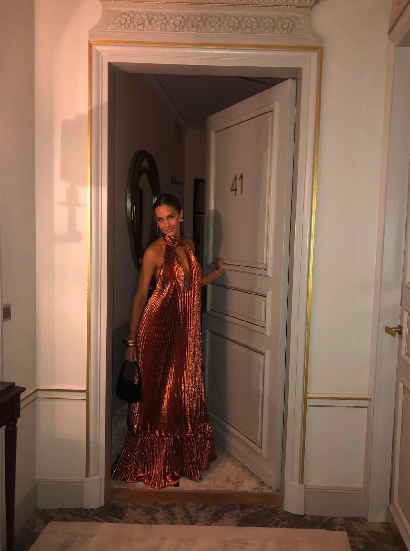 Libertie Gown | Bronze Shimmer | L'IDÉE