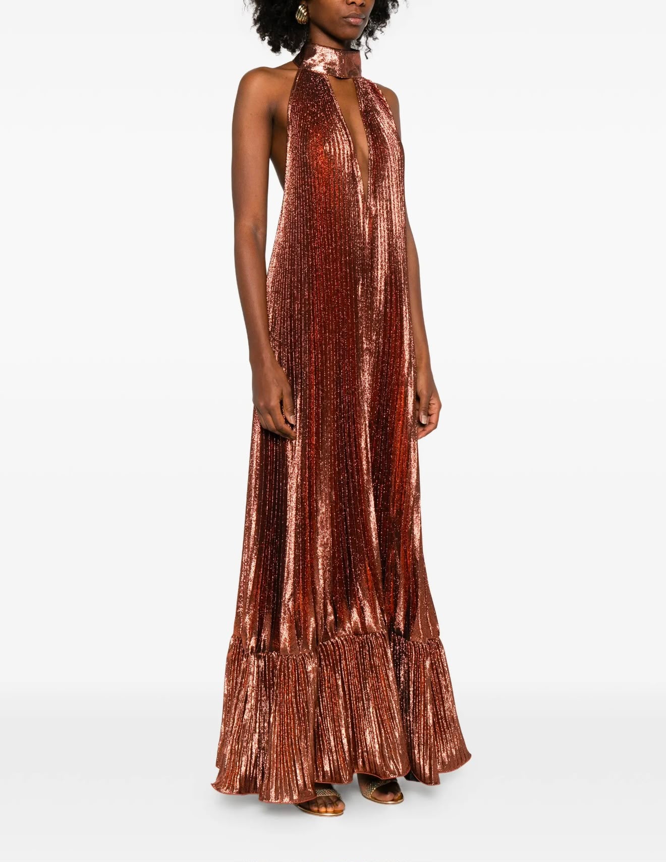 Libertie Gown | Bronze Shimmer | L'IDÉE