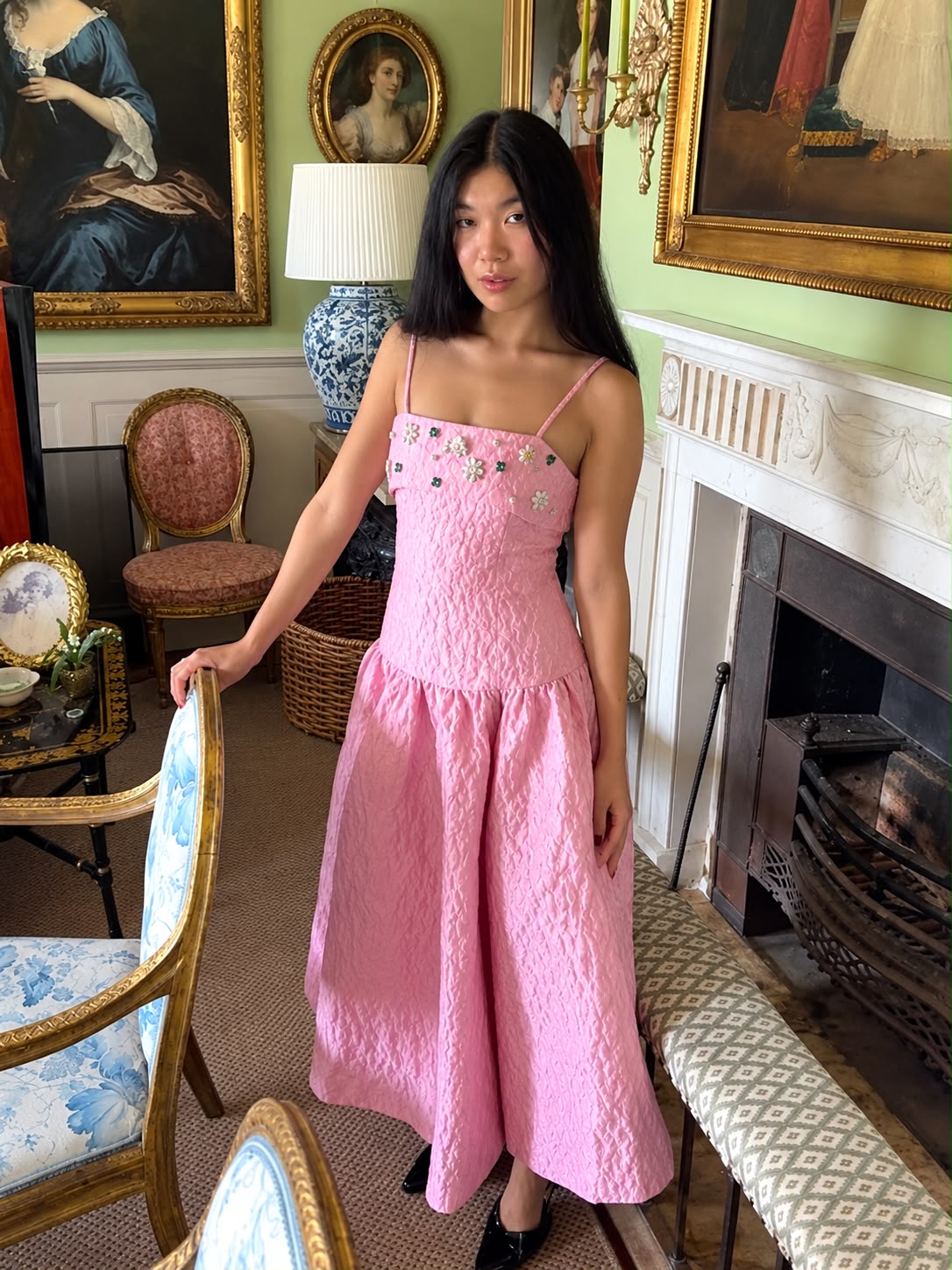 Dream Posy Jacquard Midi Dress | Sister Jane