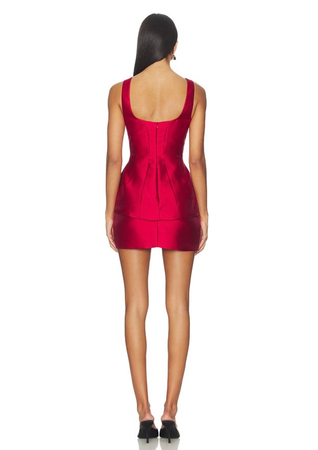 Empire Dress In Scarlet | Amanda Uprichard