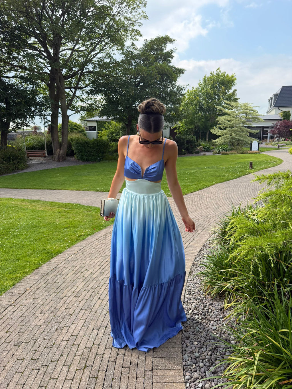 Nova Dress Blue Ombre | Sau Lee