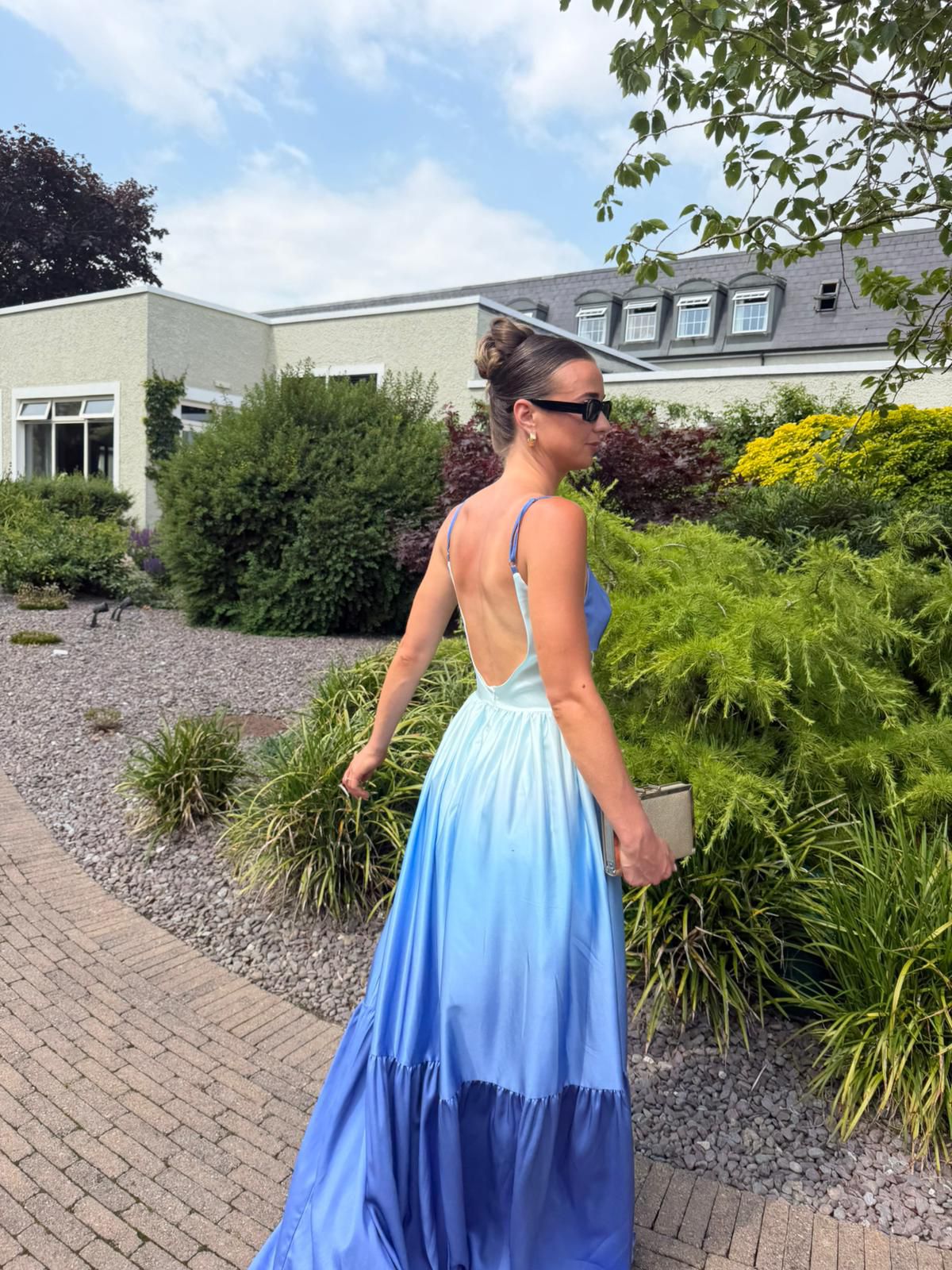 Nova Dress Blue Ombre | Sau Lee
