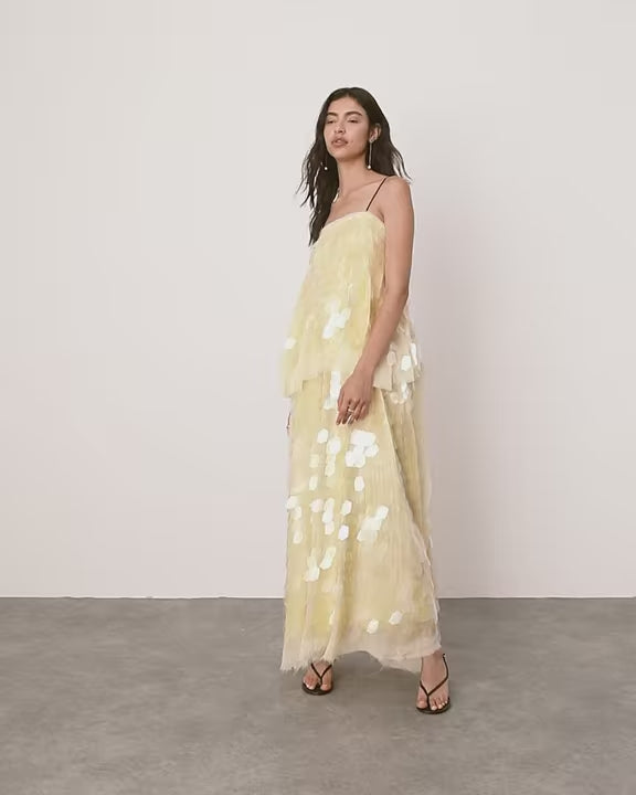 Buter Yellow Sequin Dress | ASOS Edition